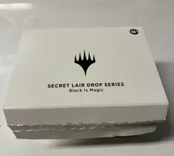 Mtg Black Is Magic Secret Lair Edition Sealed In Box. - Image 1