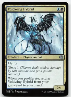 Voidwing Hybrid #221 (Foil) (NM) Phyrexia All Will Be One ONE Magic MTG - Image 1