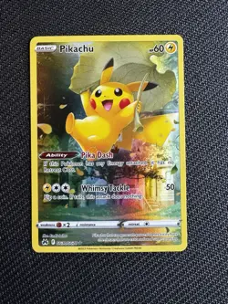 Pokemon Pikachu GG30/GG70 Crown Zenith Galarian Gallery Ultra Rare Holo - Image 1