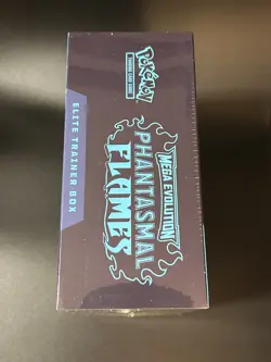 Pokemon Mega Evolution Phantasmal Flames Elite Trainer Box Factory Sealed ETB - Image 5