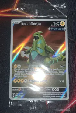 SEALED Pokemon Iron Thorns SVP 098 Temporal Forces Holo Black Star Promo NM - Image 1