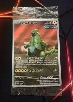 SEALED Pokemon Iron Thorns SVP 098 Temporal Forces Holo Black Star Promo NM - Image 2