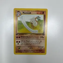 Marowak 39/64 1st Edition Jungle Pokemon HP DMG - Image 2
