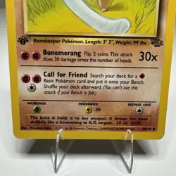 Marowak 39/64 1st Edition Jungle Pokemon HP DMG - Image 5