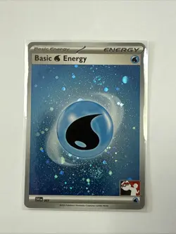 Pokemon TCG - Basic Water Energy Holo - Prize Pack Series 5 - SVE003 - Stamped - Image 1