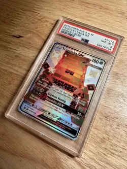 Pokemon TCG Stakataka GX Hidden Fates SV74/SV94 Holo Full Art PSA 8 - Image 2