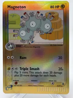 Magneton 35/97 Reverse Holo Uncommon EX Dragon Pokemon 2003 - Image 1