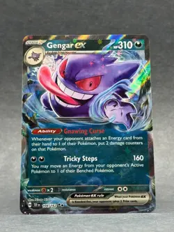 Pokemon - 104/162 Gengar ex SV05 Temporal Forces TEF Double Rare NM TCG - Image 1