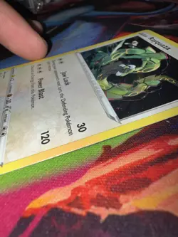 Rayquaza SWSH029 Holo Black Star Promo Pokemon holo bleed - Image 4