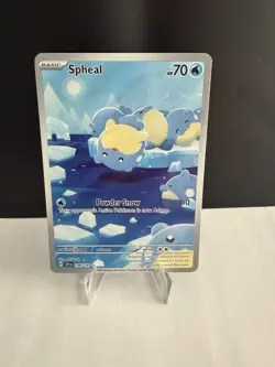 Pokemon TCG Spheal Card 199/191 Surging Sparks Illustration, NM Card - Image 1