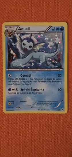 Pokemon Vaporeon Aquali 3/12 French McDonald's Promo LP/NM Card - Image 1