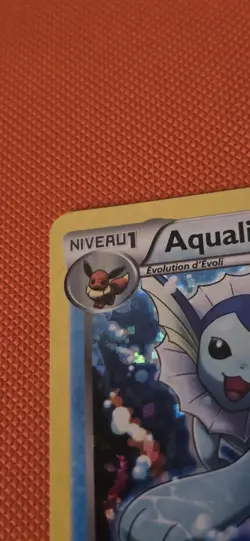 Pokemon Vaporeon Aquali 3/12 French McDonald's Promo LP/NM Card - Image 2