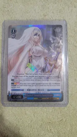 Figure of Tranquility Sword Maiden Goblin Slayer Weiss Schwarz Card ENG SR - Image 1