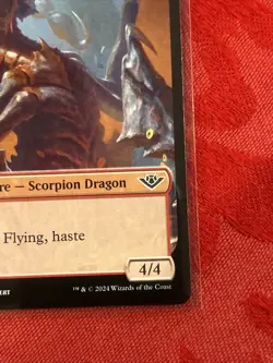 MTG - Scorpion Dragon Token - Outlaws of Thunder Junction NM Magic - Image 5