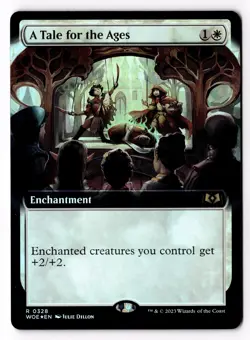 A Tale for the Ages (Extended Art) 328 Wilds of Eldraine Foil NM - Image 1