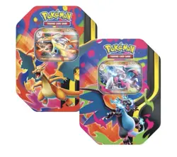 Pokemon Mega Charizard -Set of 2- Tins - Image 1