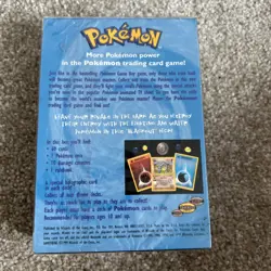 Potentially SHADOWLESS Pokemon Base Set 2 Player BLACKOUT Theme Deck Heat Seal - Image 2