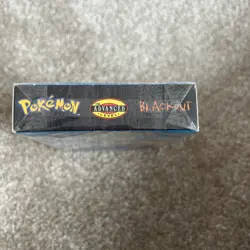 Potentially SHADOWLESS Pokemon Base Set 2 Player BLACKOUT Theme Deck Heat Seal - Image 3