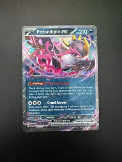 Pokemon Fezandipity ex 142/217 Ascending Heroes English NM-M - Image 1