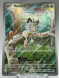 Pokemon Meowth 106/094 Me02: Phantasmal Flames Holo - Image 1