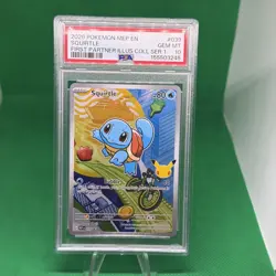 2026 POKEMON FIRST PARTNER ILLUSTRATION SERIES 1 #039 SQUIRTLE PSA 10 - Image 1