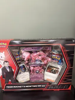 Pokemon TCG Team Rocket's Mewtwo EX Collection Box New and Sealed UK - Image 2