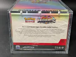 Pokemon SV8.5 Prismatic Evolutions Sealed Booster Bundle Display Case W/ Acrylic - Image 3