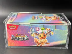Pokemon SV8.5 Prismatic Evolutions Sealed Booster Bundle Display Case W/ Acrylic - Image 4