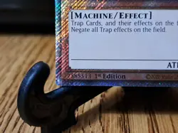 Yugioh Jinzo - RA03-EN099 - Platinum Secret Rare - 1st Edition NM - Image 5