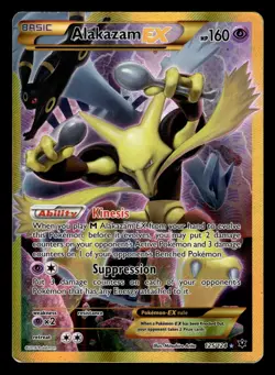Alakazam EX 125/124 Ultra Rare XY Fates Collide Pokemon Card - Image 1