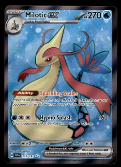 Milotic ex 217/191 Ultra Rare Surging Sparks Pokemon Card - Image 1