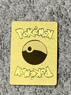 Venusaur, Charizard & Blastoise VMax Tag Team Gold Foil Fan Art Card NM! - Image 2