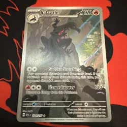 Salazzle 224/217 Ascended Heroes Illustration Rare Pokemon TCG Card Near Mint - Image 1