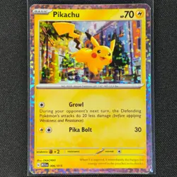 Pikachu - 006/015 - Confetti Holo - McDonald's Promos 2023 - Pokemon Card - LP - Image 1