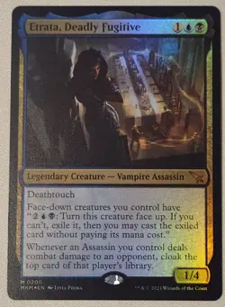 MTG Magic [x1] Etrata, Deadly Fugitive [x1] FOIL Murders at Karlov Manor M/NM - Image 1