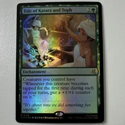 Wizards of the Coast Tale of Katara and Toph Enchantment Rare Foil Green 0143 - Image 1