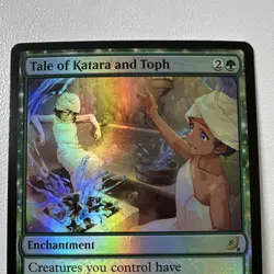 Wizards of the Coast Tale of Katara and Toph Enchantment Rare Foil Green 0143 - Image 3