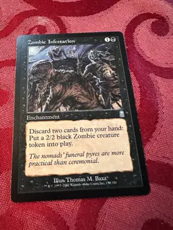 MTG Magic the Gathering 1x Zombie Infestation Odyssey NM - Image 1