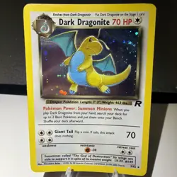 Pokemon: Team Rocket - Dark Dragonite Unlimited Holo Rare dmg - Image 2