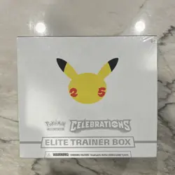 Pokemon TCG Celebrations Elite Trainer Box Kit 25th Anniversary Pikachu - Image 1