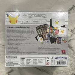 Pokemon TCG Celebrations Elite Trainer Box Kit 25th Anniversary Pikachu - Image 2