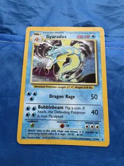Pokemon TCG Gyarados Base Set 6/102 Holo - Image 1