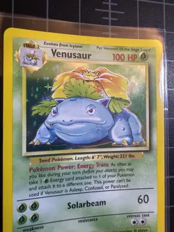 Pokemon TCG Venusaur Base Set Holo Rare 15/102 Ungraded - Image 2