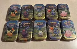 LOT OF 10 SEALED Pokemon TCG Ascended Heroes MINI TINS Brand New NEXT DAY SHIP - Image 1