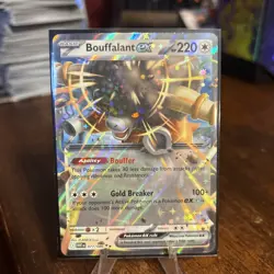 Bouffalant Ex 77/086 Double Rare White Flare Pokemon NM+ - Image 1