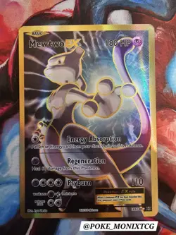 MEWTWO EX FULL ART 103/108 XY EVOLUTIONS ULTRA RARE NM - Image 1