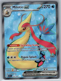 Milotic ex 217/191 SV08: Surging Sparks - Pokemon Card - NM - Image 1