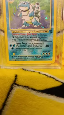 Pokemon Base Set 2 1999-2000 Blastoise Holo 2/130 Ace Graded 6 EX-MT - Image 2