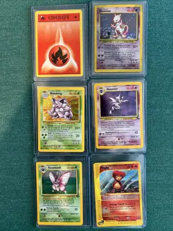 Pokemon Holo Lot Base Set Jungle Fossil Expedition Mewtwo Haunter Nidoking - Image 1