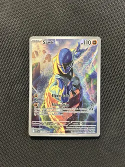 Pokemon TCG Sawk 130/086 English! NM Condtion! See Description! - Image 1